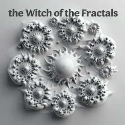 the witch of the fractals, trending on art station, mandelbrot