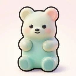a cute character cartoon inspired in gummy bears, rabbids, featured on artstation, pinterest trending,