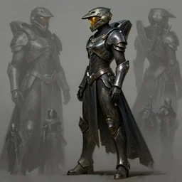 ( side profile ) concept art, imogen poots as galactic templar, gothic halo, overlord, matte painting, octave render, realistic shaded lighting poster by hsiao ron chen, thomas blackshear, artgerm, lawren harris, eve ventrue, magali villeneuve, jeremy lipkin, rob rey, christophe vacher
