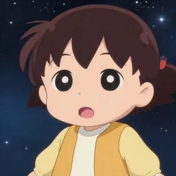 close - up, anime portrait of earth - chan!!! on space, art station, ( ( ( blurred, highly detailed, chibi ) ) ), illustration, cinematic!!!