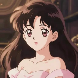 anime princess, full head in shot