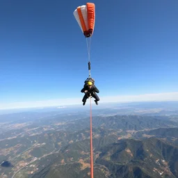 gopro photo first person perspective of base jumping in bioshock