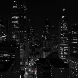 black cyberpunk background