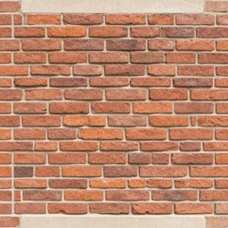 photo of an irregular rounded brick wall texture, seamless micro detail, HD, 8K