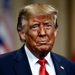 portrait of african american trump, captured by steve mccurry, award winning