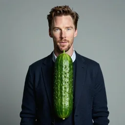 benedict cumberbatch as a cucumber, portrait, 4 k - n 9