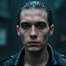 cinestill 5 0 d candid photographic portrait by fritz lang of a retro - futurist android, closeup, modern cyberpunk moody emotional cinematic, pouring rain menacing lights shadows, 8 k, hd, high resolution, 3 5 mm, f / 3 2, ultra realistic faces, ex machina, blur, unframed