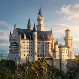 massive castle in a kingdom, beautiful dynamic lighting, cinematic, extremely high detail, photo realistic, cinematic lighting, post processed, artstation, unreal engine 8 k