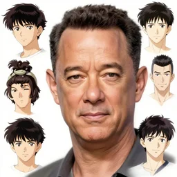 character concept art of tom hanks as an anime dryad | cute - fine face, pretty face, realistic shaded perfect face, fine details by stanley artgerm lau, wlop, rossdraws, james jean, andrei riabovitchev, marc simonetti, and sakimichan, tranding on artstation