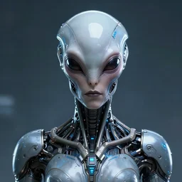 cybernetic intergalactic alien sphinx cyberpunk portrait 4 k highly detailed by kelly freas