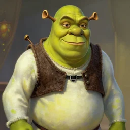shrek as barack obama, highly detailed, digital painting, artstation, concept art, sharp focus, illustration, art by greg rutkowski and alphonse mucha