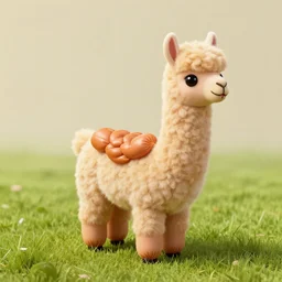 a llama made of frankfurter sausages.