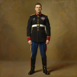 full body portrait of the dictator of the washington wizards, 1 8 8 9, in full military garb, oil on canvas by william sidney mount, trending on artstation