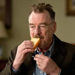 Walter White eating cheese, 8k, HD