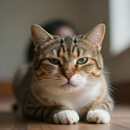 man dreams of a cat