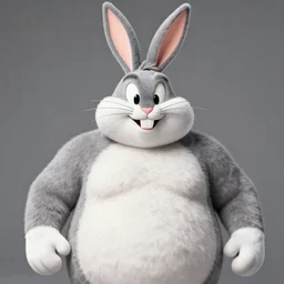 A badass photo of the real life Fat Bugs Bunny big chungus