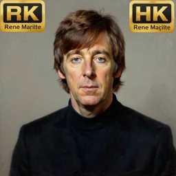 painting of a young paul mccartney by rene magritte, hd, 4 k, detailed, award winning