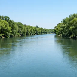 a beautiful landscape, river