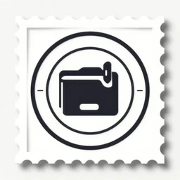 ai build postage stamp, minimalistic