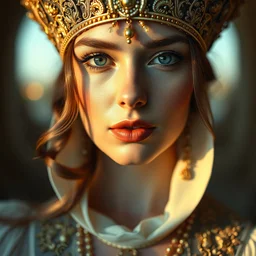 portrait of a beautiful french empress royalty, exif!! | macro head shot symmetrical face | luxurious ethereal golden hour majestic breathtaking | by artgerm, wlop, royo