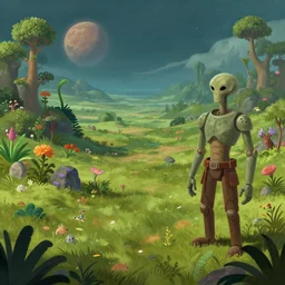alien planet : landscape : flora and fauna : android jones : aleksandr pronin | humble