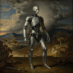 a cyborg, by hans baldung