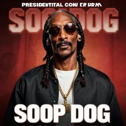 presidential campaign poster for snoop dogg