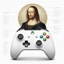 leonardo davinci diagram of an xbox controller