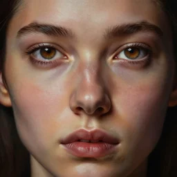hyperrealistic mixed media painting of alphabet, perfect facial symmetry, dim volumetric lighting, 8 k octane beautifully detailed render, post - processing, portrait, extremely hyper - detailed, intricate, epic composition, brown eyes, highly detailed eyes, realistic eyes, cinematic lighting, masterpiece, trending on artstation, very very detailed, masterpiece, stunning,