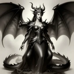 mid angle shot of a beautiful dragon queen by HP lovecraft, intricate,elegant, highly detailed, centered, digital painting, artstation, concept art, sharp focus,illustration, artgerm, Tomas Alen Kopera, Peter Mohrbacher donato giancola,Joseph Christian Leyendecker, WLOP,Boris Vallejo