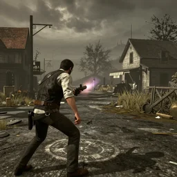 A crossover game between Max Payne 3 and Red Dead Redemption 2, screenshot