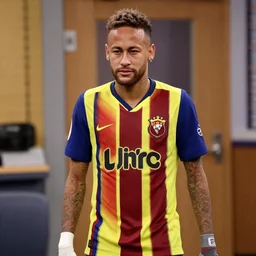 Neymar Jr in The Office TV show
