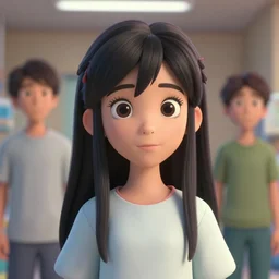 a 3 d render film still portrait of a disney singer girl, finely detailed features, perfect art, in the hospital, gapmoe yandere grimdark, trending on pixiv fanbox, painted by greg rutkowski makoto shinkai takashi takeuchi studio ghibli, akihiko yoshida, pixar 3 d render, renderman
