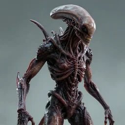 3 d hyperrealistic image of and alien biomechanic slimy wet and creepy hell, highly detailed, intricate, sci - fi, sharp focus, trending on artstation hq, deviantart, unreal engine 5, 4 k uhd image