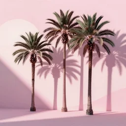 emo goth colombian wax palms pink pastel color japanese minimalist art, wallpaper