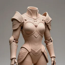 pottery cyborg armor, western style raku, diffuse lighting, fantasy, intricate, elegant, highly detailed, lifelike, photorealistic, digital painting, artstation, illustration, concept art, smooth, sharp focus, art by John Collier and Albert Aublet and Krenz Cushart and Artem Demura and Alphonse Mucha