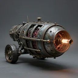 airbrushed clawing filth machine with inner torch fuselage, by wayne d barlowe fine art masterpiece baked at 3 0 0 f, matte painting, cold lighting, aged with radioactive materials, rtx, award winning horror, photorealistic render, cinematic