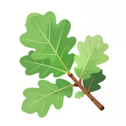 a full page schematic diagram illustration of an oak branch with oak leaves and grapes, ultra detailed, 4 k, intricate, encyclopedia illustration, fine inking lines