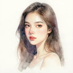 water color girl, by tony sandoval