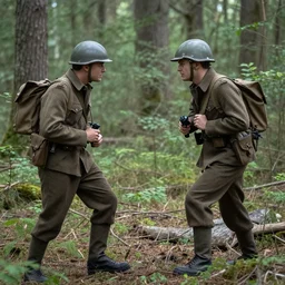 ww 2 encounter in the woods