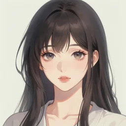 a female master, character art portrait, anime key visual, delicate face, 8 k wallpaper, very high detailed, sharp focus, morandi color scheme, art station, by krenz cushart