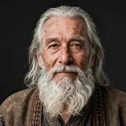 a portrait of a 600 year old person