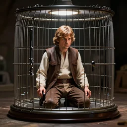 nice cage as luke skywalker in star wars, digital photo, high detail