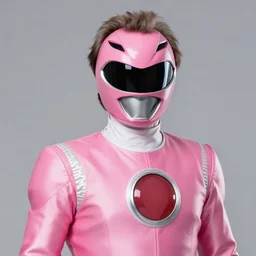 jack nicholson as the pink power ranger, digital photography, highly detailed