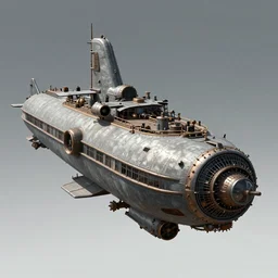 concept art, dieselpunk airship, massive airship, dieselpunk military, highly detailed