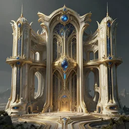 cosmic honeypunk trade station, in style of paul lehr, art nouveau rococo architecture, sci - fi, hyperdetailed matte paiting, zbrush central, complex, 8 k resolution concept art, volumetric lighting, 8 k resolution