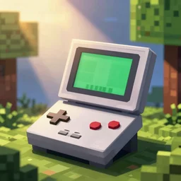 Minecraft for the Game Boy Advance, isometric perspective