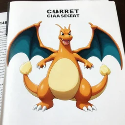 top secret cia documents about charizard, black and white, detailed, hd, sharp focus