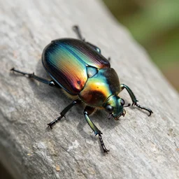a colorful beetle by thomas rousset