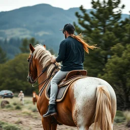 riding horse